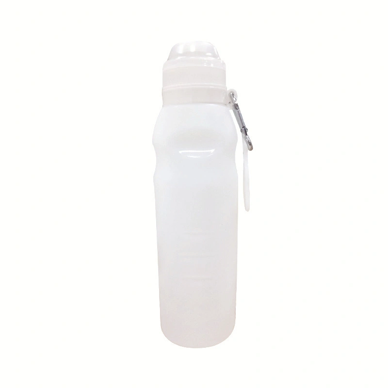 Bicycle Bottle 600ml Collapsible Foldable Silicone Drink Sports Mineral Water Bottle Travel Camping Wyz11749