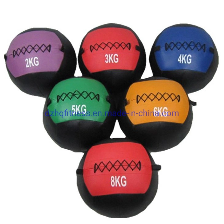 Gym Fitness Strength Training Equipment Accessories PU Mdecicine Ball Wall Ball