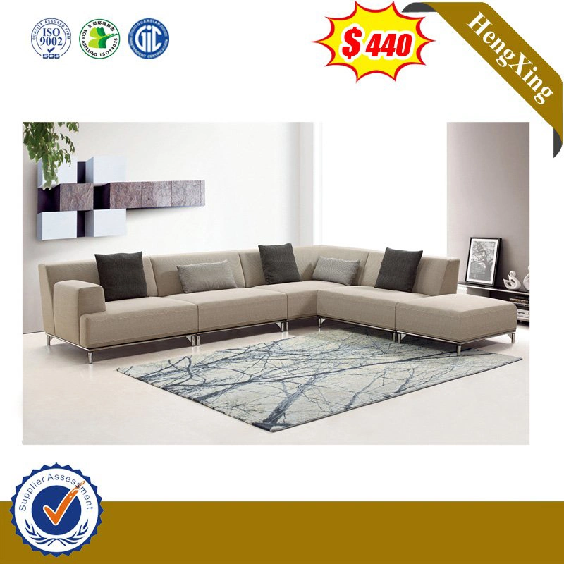 Chinese Modern Sofa Living Room Furniture Set L Shape 7 Seats Corner Fabric Leather Recliner Sofa