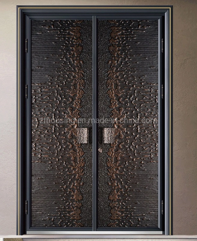 Villa Entry Luxurious Aluminum Casting Brass Doors for Home Decoration