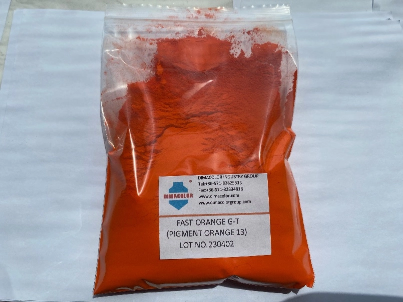 Organic Pigment Fast Orange G T 13 for Wb Sb Ink Plastic Textile Printing