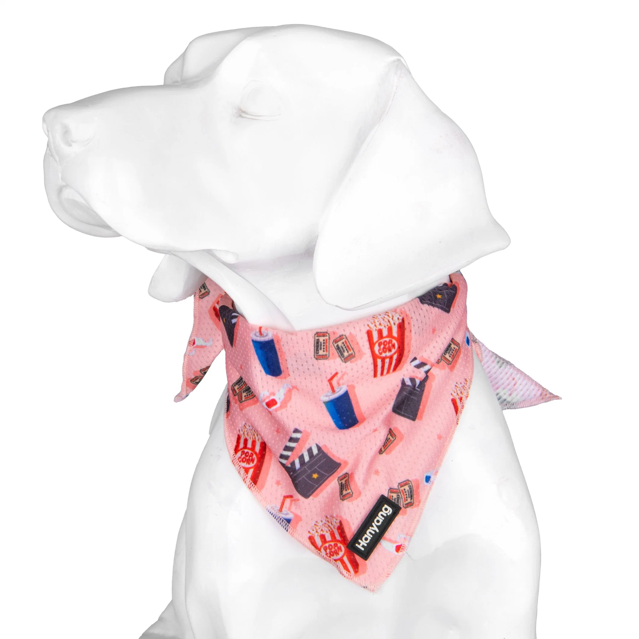 New Released OEM Sublimation Polyester Cooling Padded Pet Dog Bandannas Pet Accessories for Puppy Pets