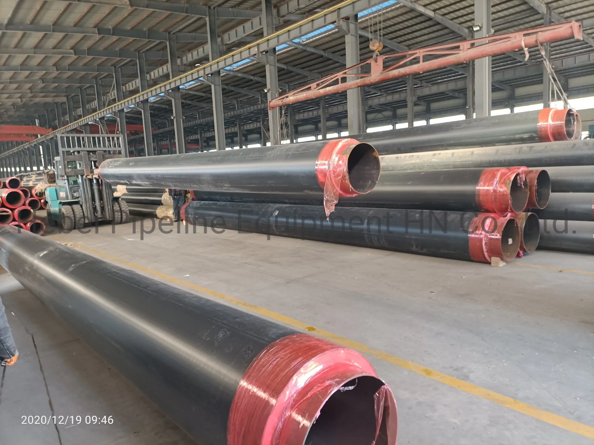 Steel Jacket Steam Insulation Pipe for High Temperature Heating