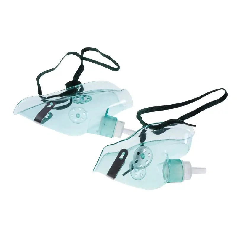 Medical Grade PVC O2/CO2 Sampling Mask with Adjustable Nasal Clip Medical CO2 Nasal Cannula