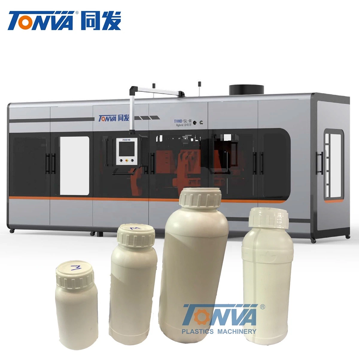 Tonva Multy Layers Co-Ex Plastic Pesticide Bottle Making on Extrusion Blow Molding Machine Price