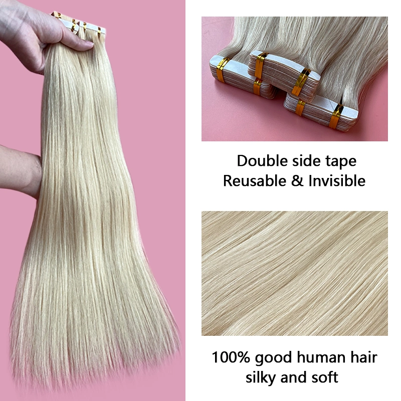 Fblhair 20PCS/Pack Best Colored PU Skin Weft Tape in Human Hair Extensions