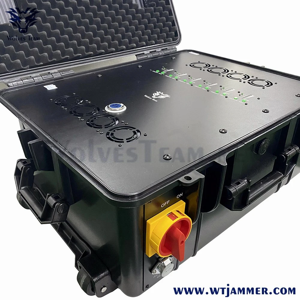 Anti Uav Drone Signal Jammer Shooting Remote Control 2.5km Outdoor Installation