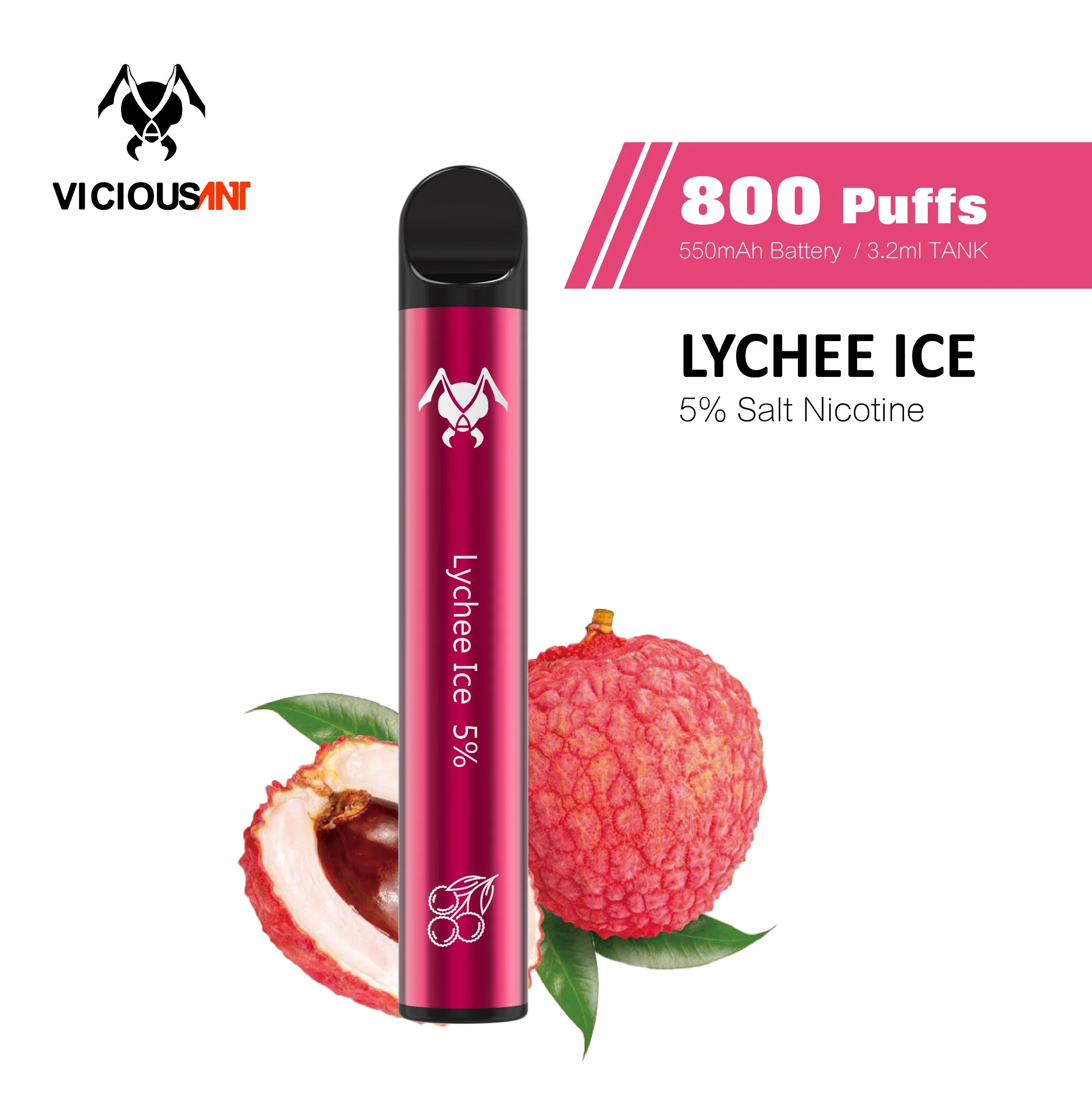 مصنع ادويل بالجملة Vالقِرَدة 550mAh 800 أطواق Vape القلم طراز E-Cigarette