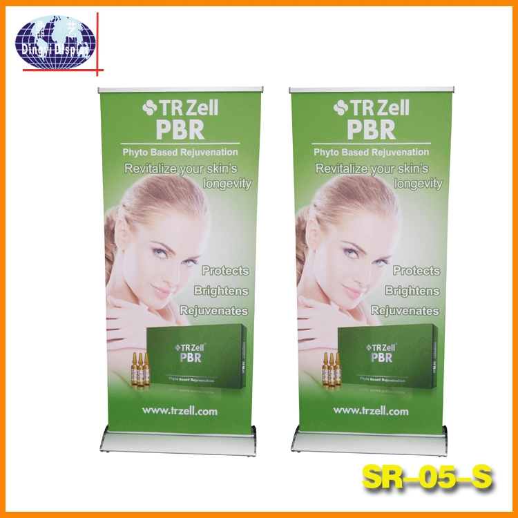 Retractable Wide Base Single Side Pop up Display Roll up Banner Stand