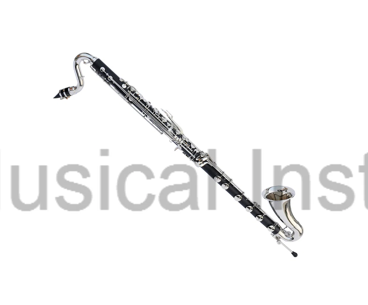 Plastic Hard Rubber Body Nickel Plated Keys Bass Clarinet Low C Manufacturer