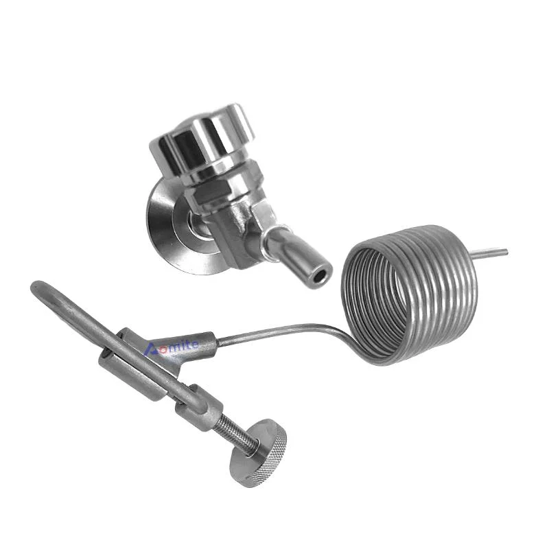 1.5" Tri-Clamp Stainless Steel Sanitary Sample Valve with Sample Coil Compatible