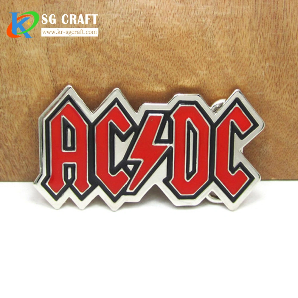 Factory Promotion Wholesale/Supplier Fashion Custom Made Design Logo Zinc Alloy Soft Enamel 3D Man Military Metal Belt Buckle