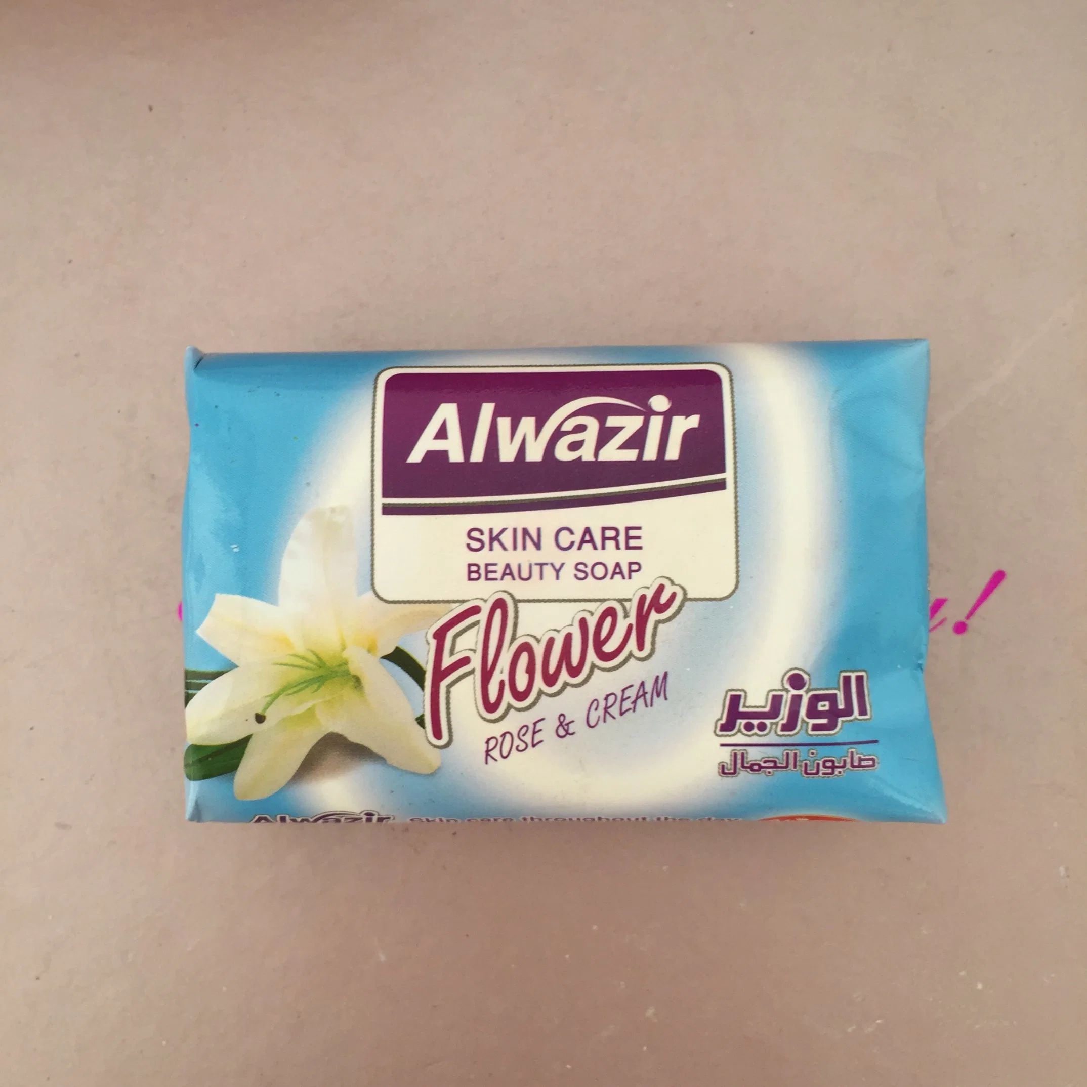 70g Flower Paper Wrapper 6piece in a Plastic Package Beauty Soap
