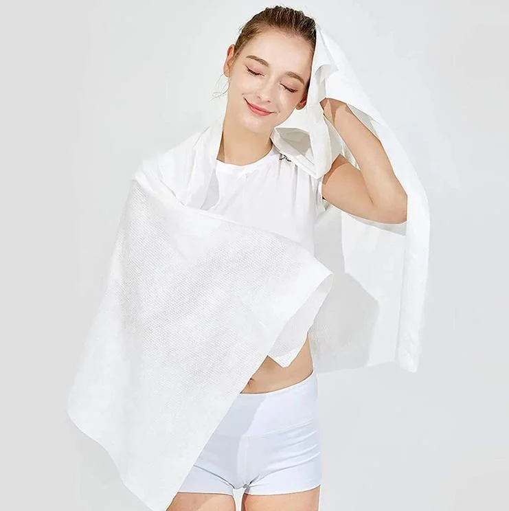 Одноразовые банными полотенцами удобно и гигиенично нетканого материала ткань для очистки
