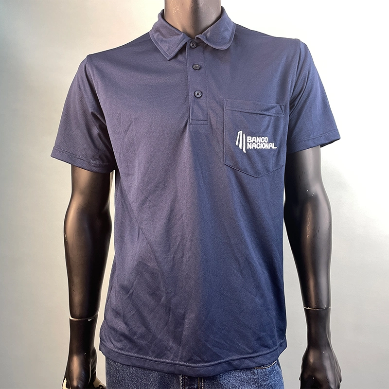 قميص ذو قميص مخصص من نوع T-Shirts خاص بطاقم العمل WorkWear Polo يغازل Polyester قميص بولو بتقنية Dri-Fit الصالح للتنفس