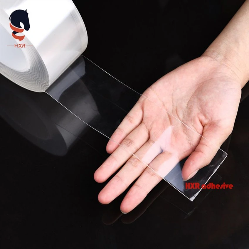 High-Quality Washable Reusable Sticking Nano Adhesive Tape for Home and Office