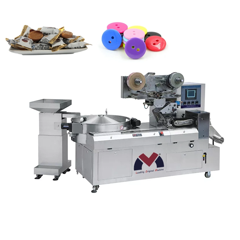 Full Automatic Pillow Packing Machine Frozen Food Soap Gummy Bear Hard Candy Wrapping Bread Mask Large Vegetable Multifunction