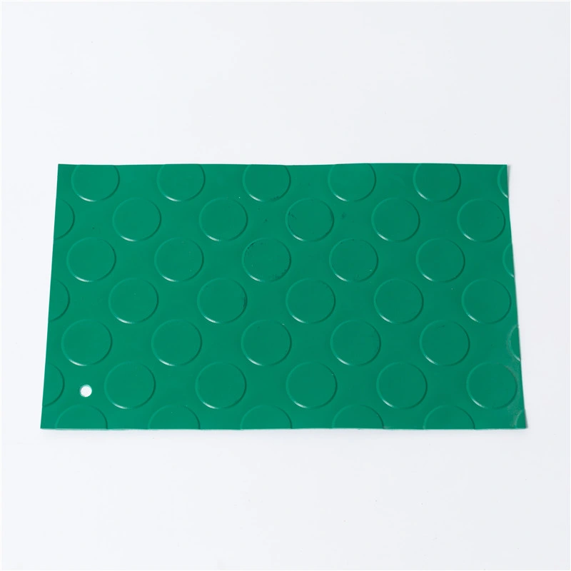 Workshop Anti-Slip PVC Foam Sponge Circulat Stud Plastic Rubber Floor Mat
