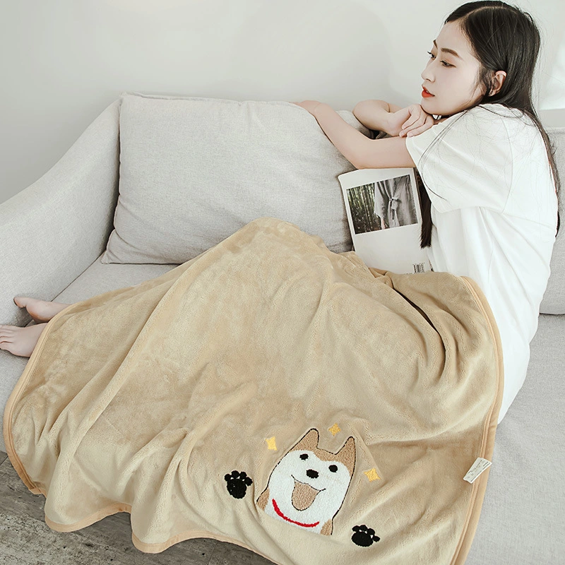 Couverture de dessin-animé pour enfants Blanket de climatisation de flanelle NAP