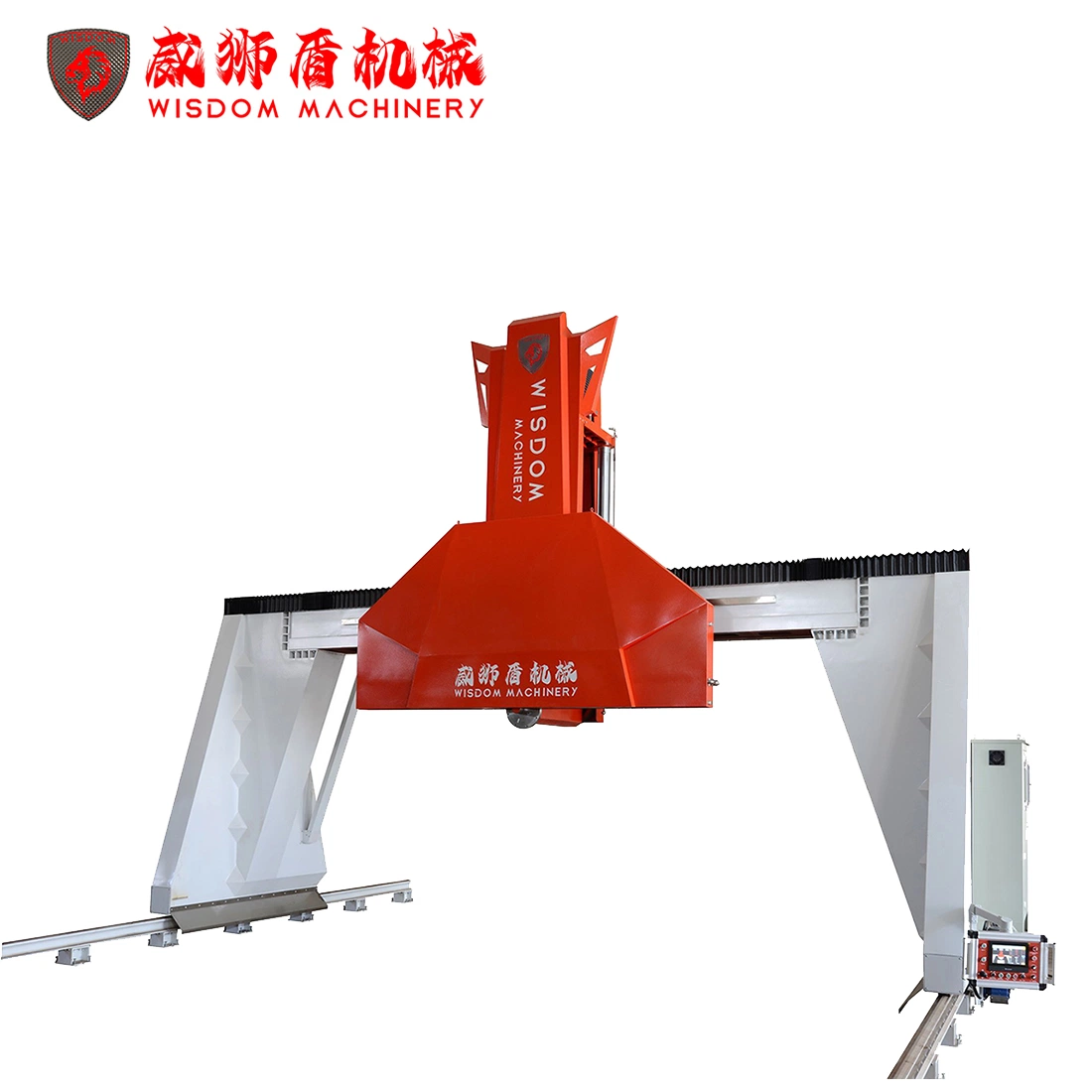 Widsom Marble Granite Cutter Bridge Gantry Quarry Block Rock Stone Cutting Saw