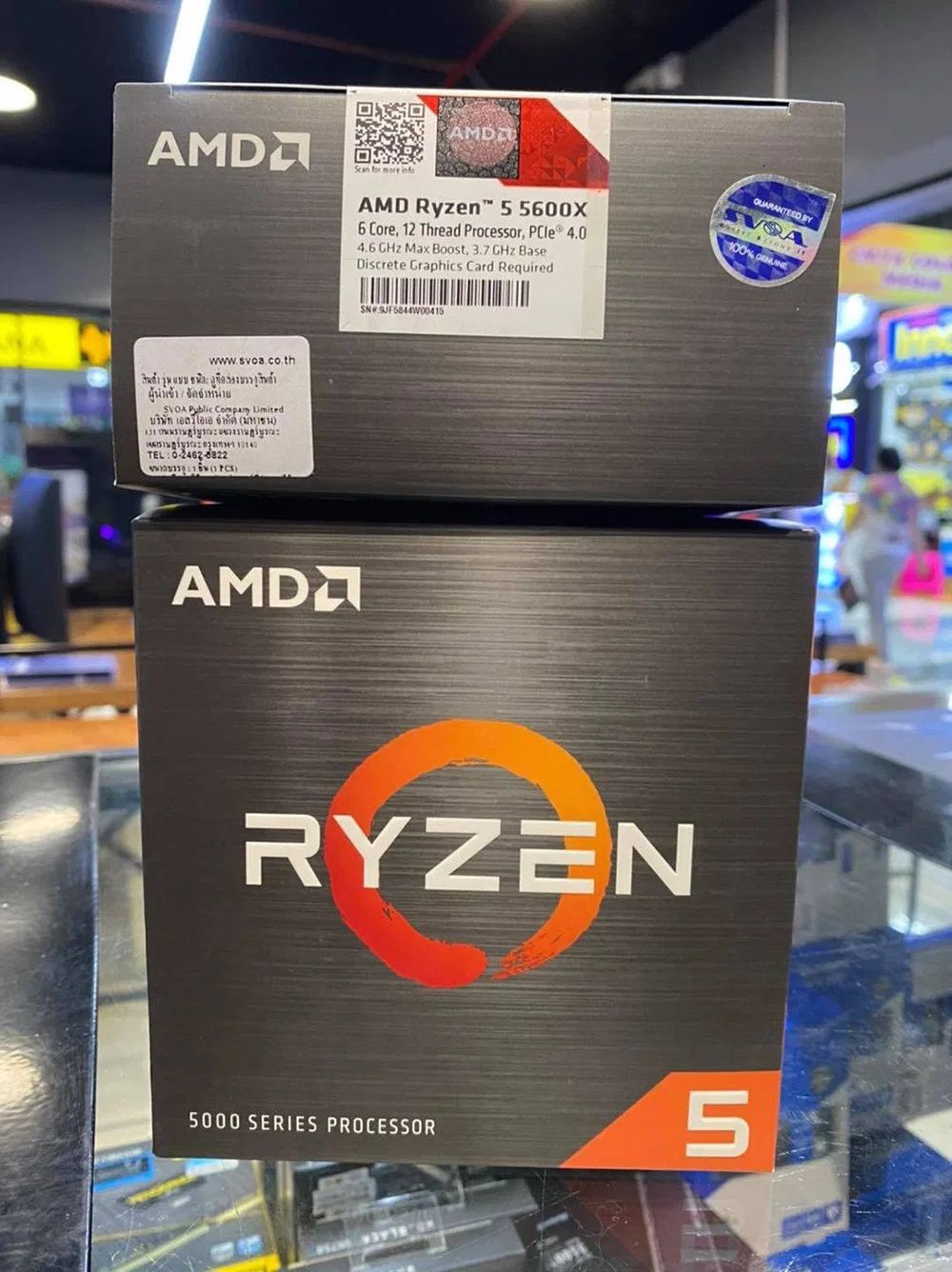 AMD Ryzen 5 5600X Desktop Processor 6 Cores 4.6 GHz Socket Am4 Computer CPU