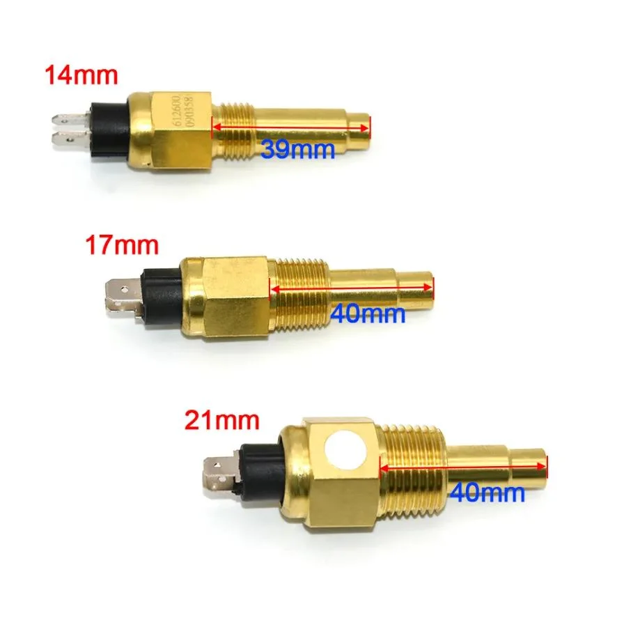 Vdo universal del sensor de temperatura de agua tipo 16mm M16 para el motor Diesel