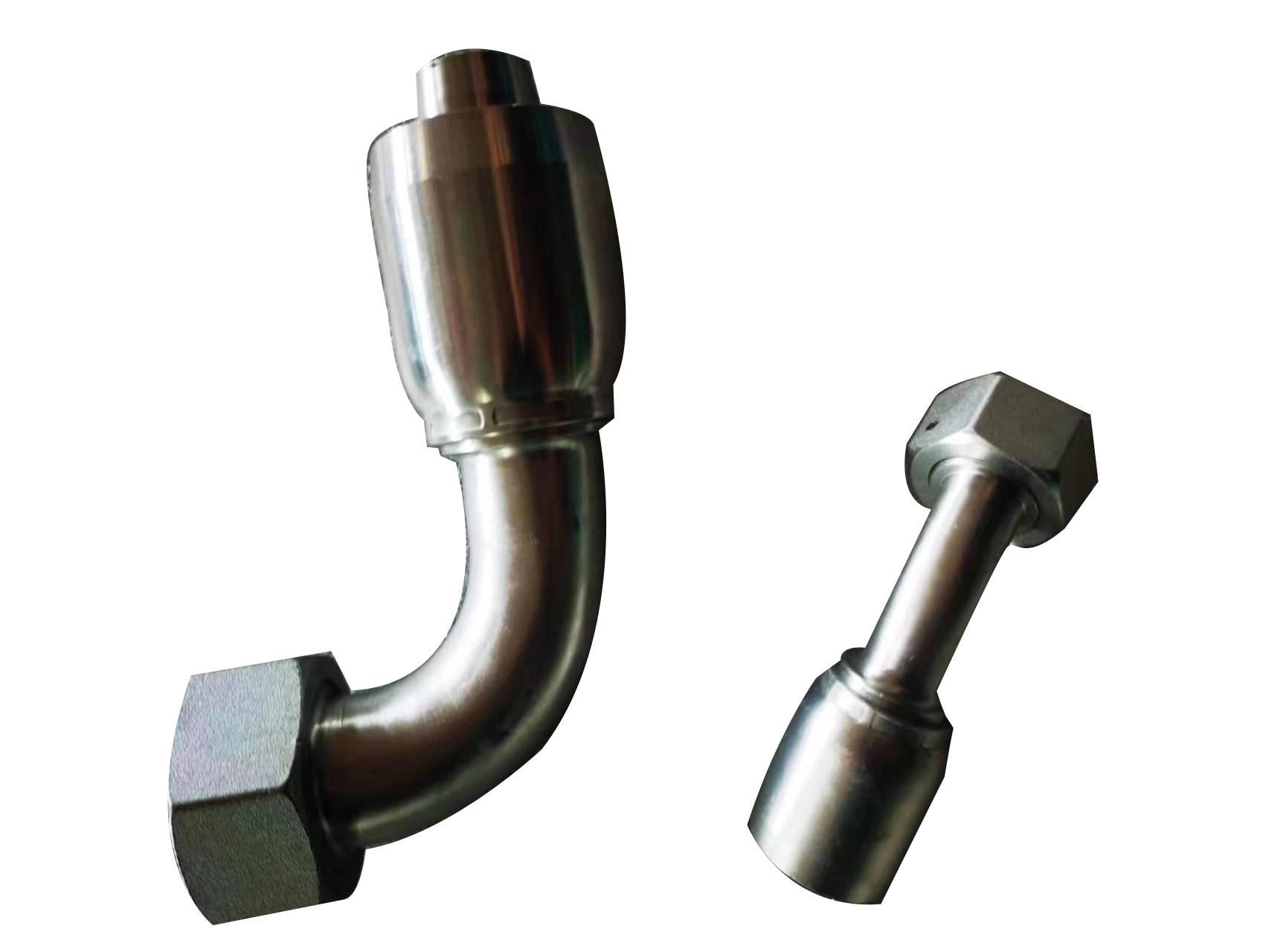 Carbon Steel Pipe Joint Connector Hose Fitting Hydraulic for Excavators Construction Machinery