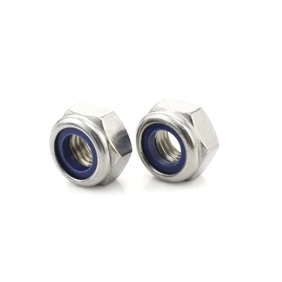 DIN 985 Weißer Ring/Blauer Ring DIN 982 Nylon Selbstverriegelung Mutter