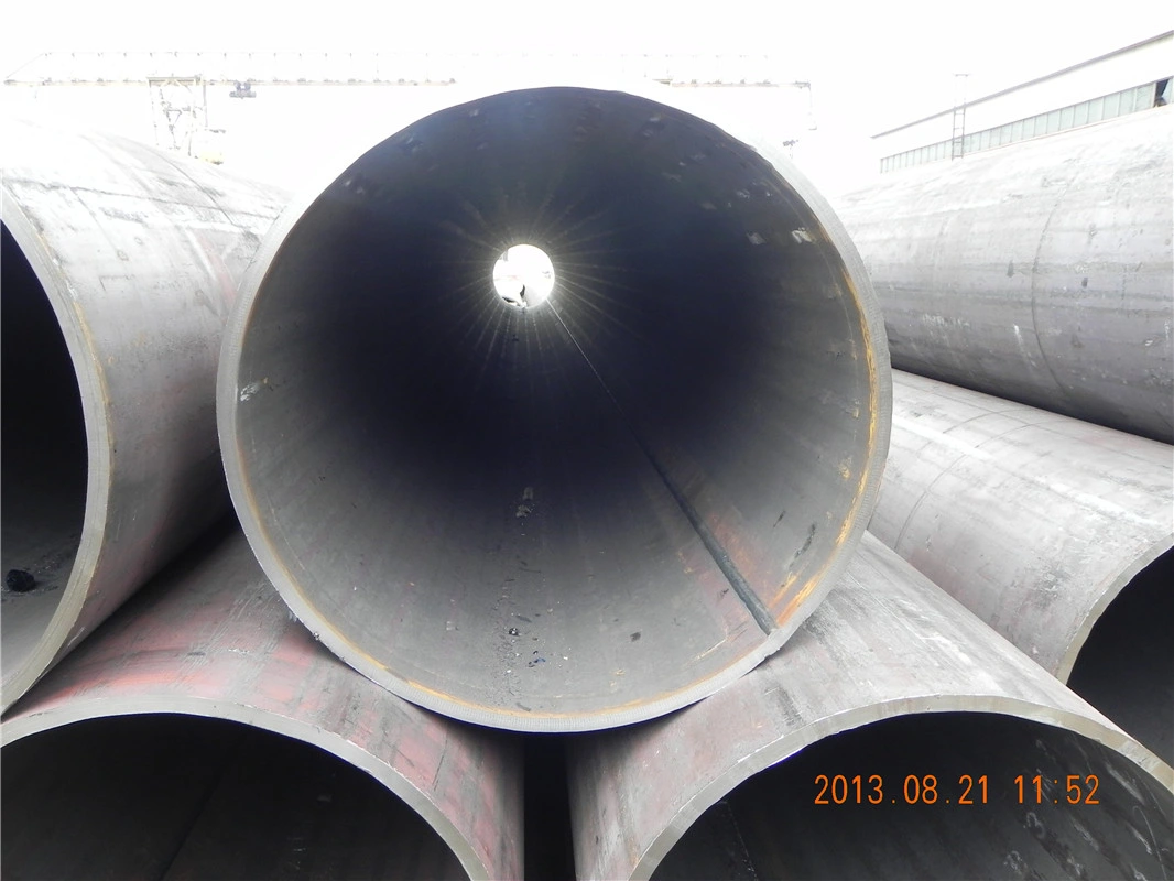 Peint en Noir acier SSAW anti-corrosion LSAW Pipeline Pipeline en acier époxy de goudron de houille Marine Piling M