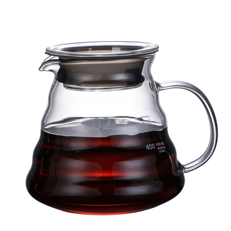 360ml600ml800ml High Borosilicate Glass High-End Hand Brew Coffee Cloud Pot