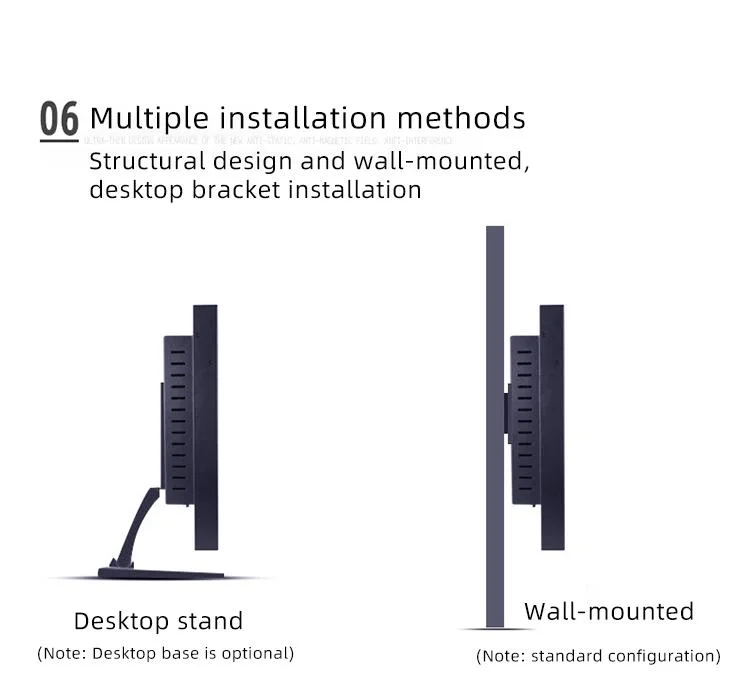 21.5inch Resistive Touch Screen Metal Frame LCD Monitor with VGA USB Input