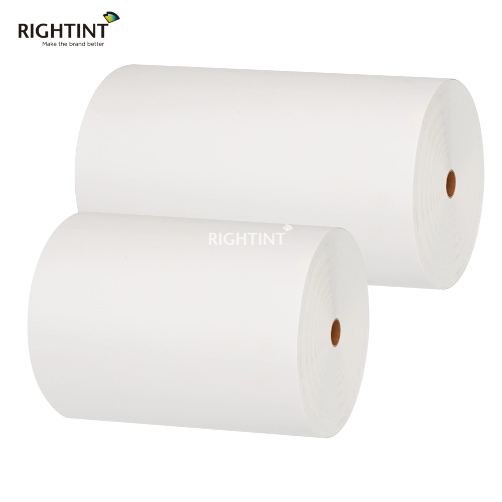 Custom sticker shipping labels rightint Carton economic jumbo roll stickers paper film