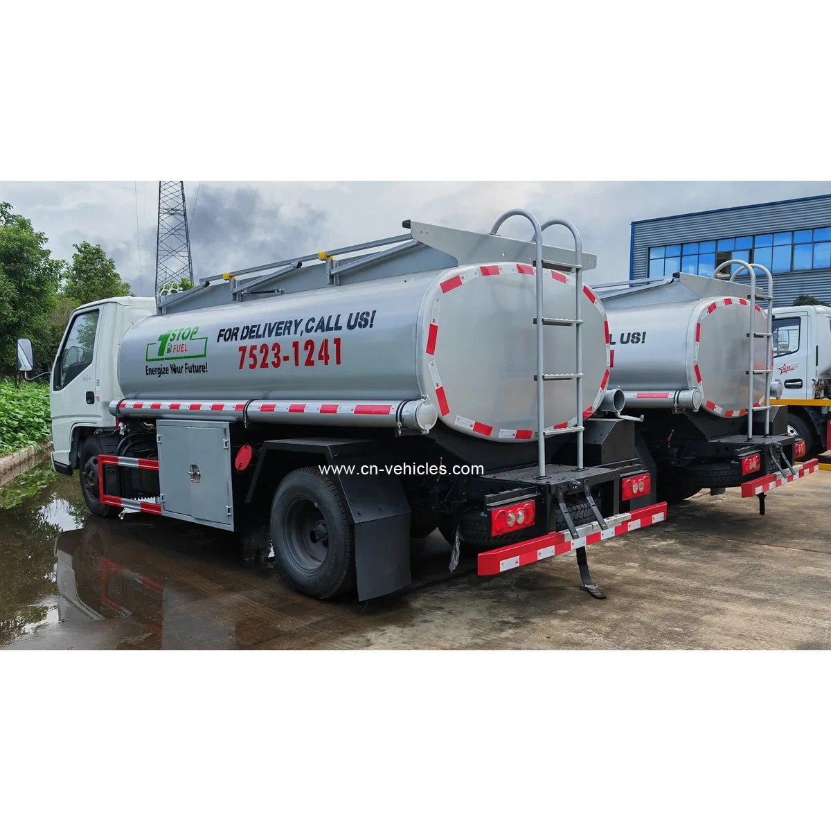 Jmc Rhd 5000 litres de diesel de l'huile du réservoir de carburant de la capacité Transporteur Camion Citerne pour la vente de carburant du réservoir de stockage de nouvelle voiture