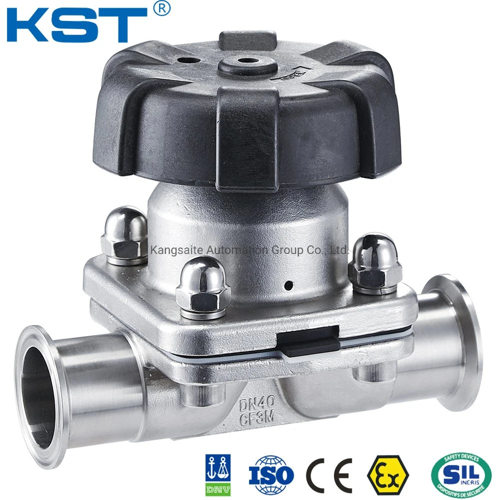 CE, ISO9001, FDA, API, Dnv Kt/OEM Stainless Steel Diaphragm Valve