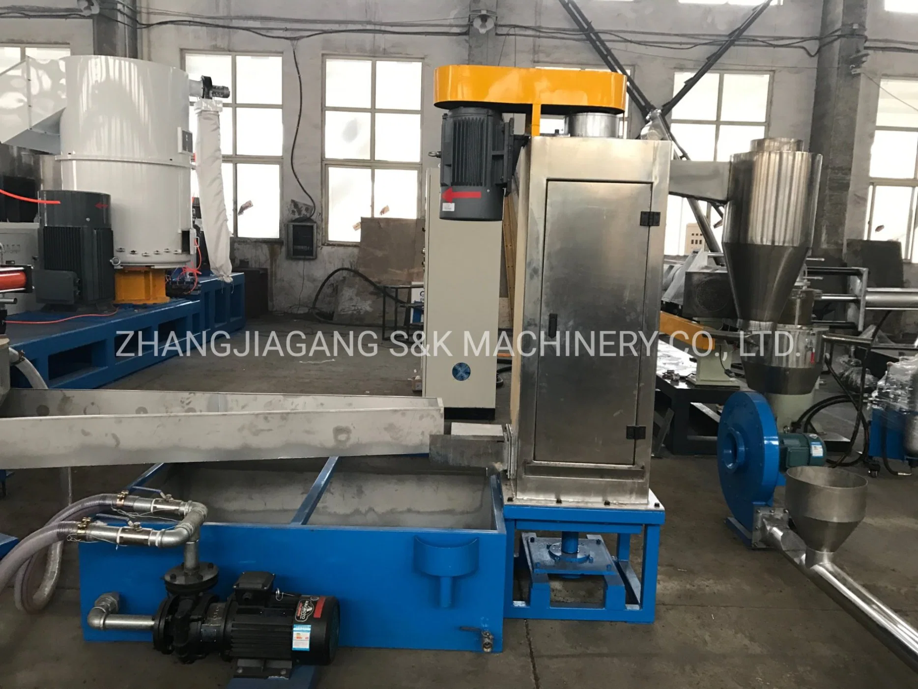 PP PVC Pet Sj65 Recycling Pellets Extruding Production Line