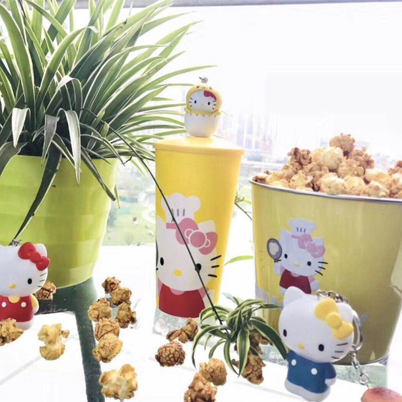 Reusable Custom Popcorn Bucket Wholesale/Supplier Popcorn Plastic Cups Kids Toy for Sale