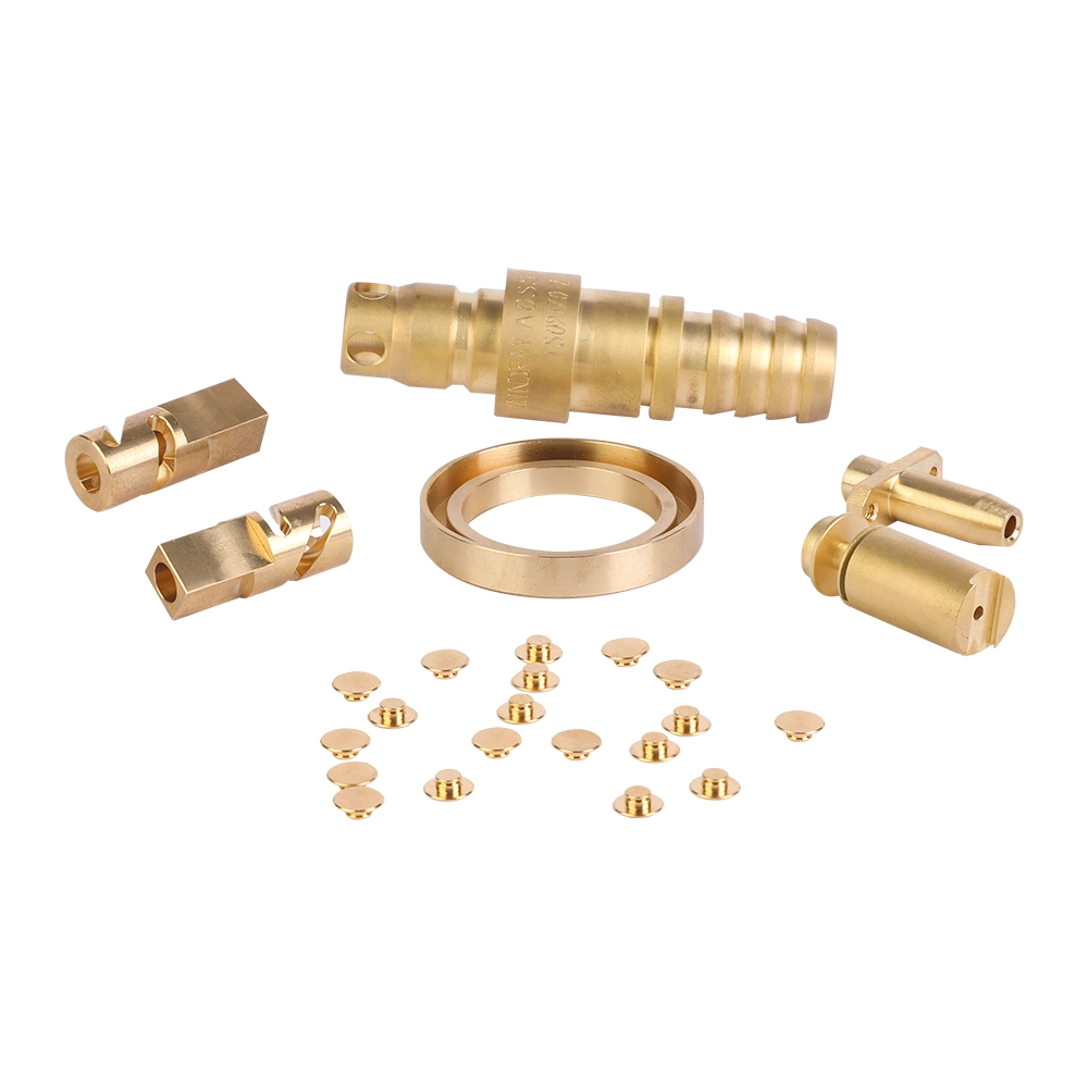 Hvs ODM OEM High Precision Custom Brone CNC Lathe Machining Service Brass Electrical Turning Parts CNC Milling Mechanical Parts