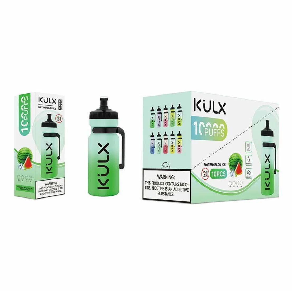 Kulx al por mayor Vapes desechables 10000 Puff E Cigarette VAPE Pen Precio de fábrica VAPE SAL nicotina USA UK OEM Pod