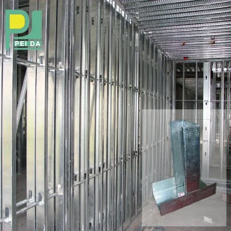 Panel de yeso de la luz de bastidor de acero galvanizado de 3 metros de calibre 18 tacos de metal