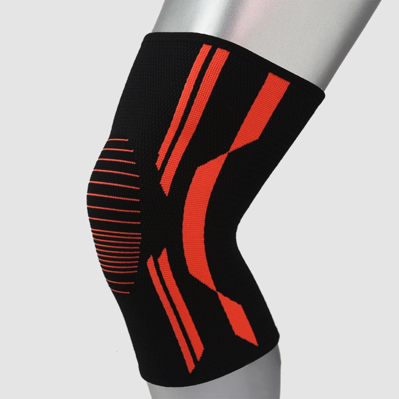 Outdoor Sports Flexible Weaving Compression Knee Support for Protection