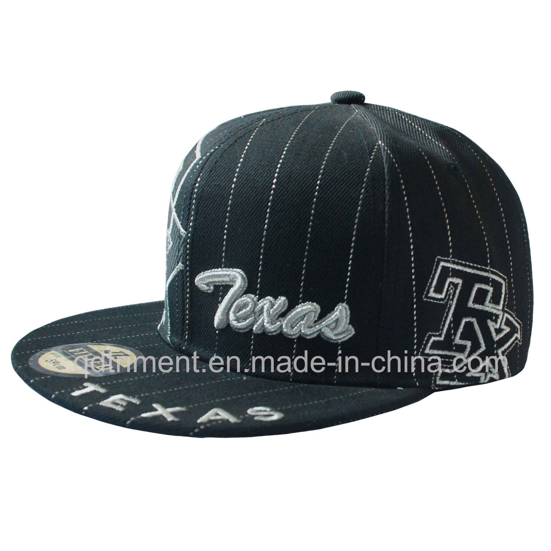 Flat Bill New Blended Snapback Sport Baseball Cap (TMFL05199)