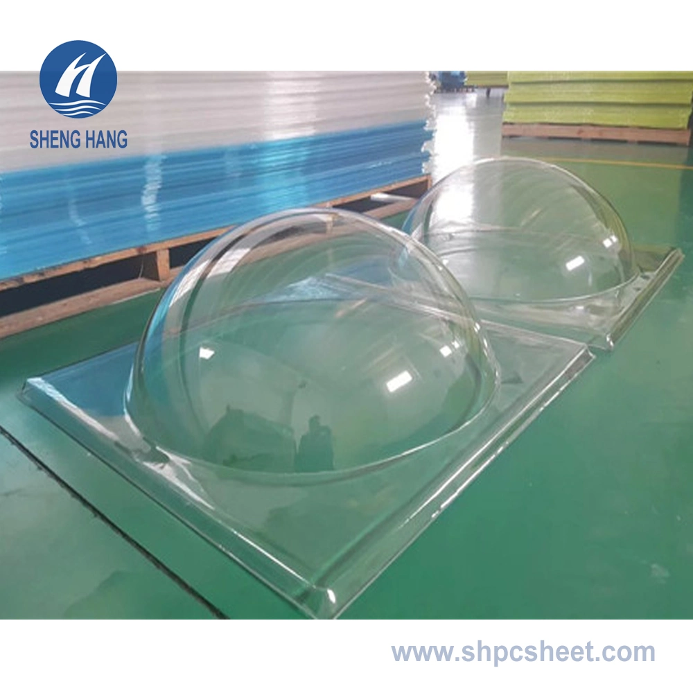 Polycarbonate Processed Product Plastic Sheet Thermal Forming Processing Dome Skylight