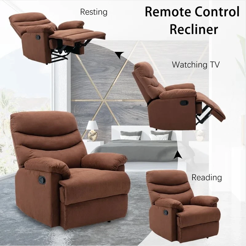 Geeksofa High Adjustable Fabric Recliner Single Chair for Resale