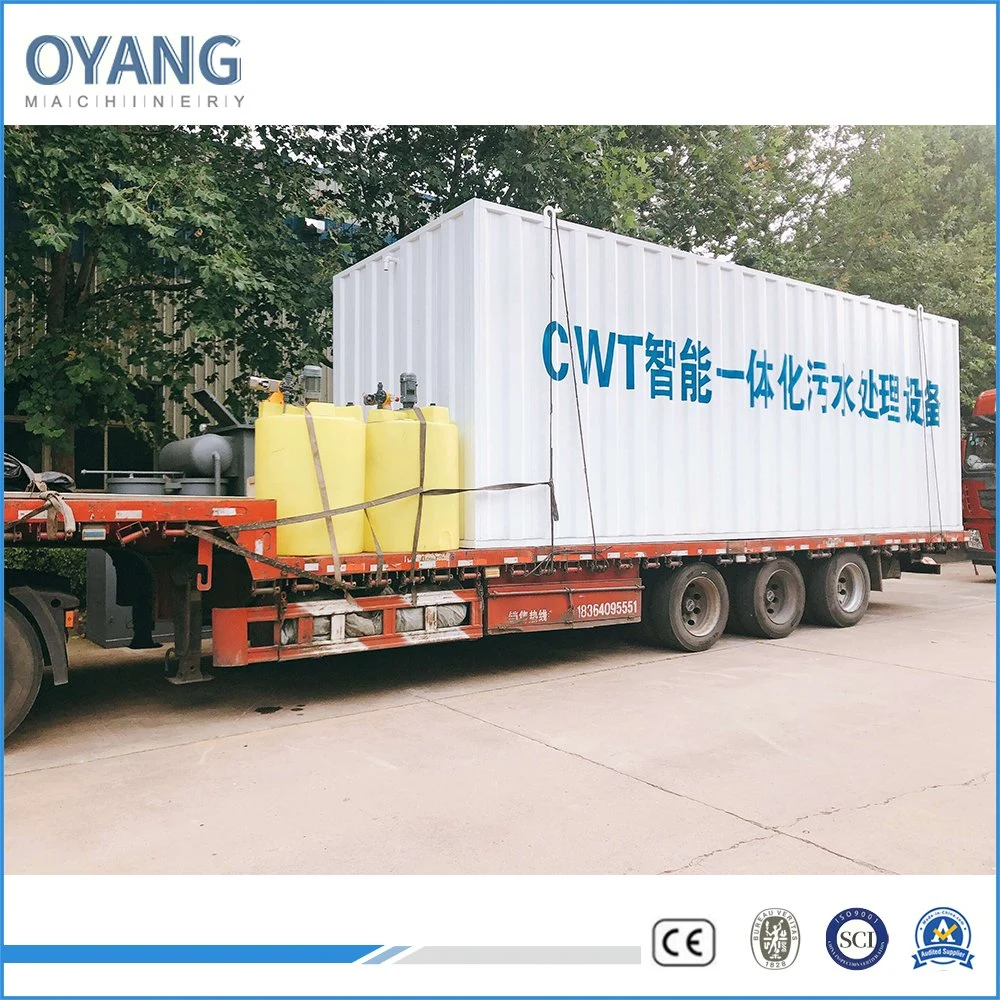 Package Sewage Treatment Equipment for Fishing Wastewater with Integrated Craft