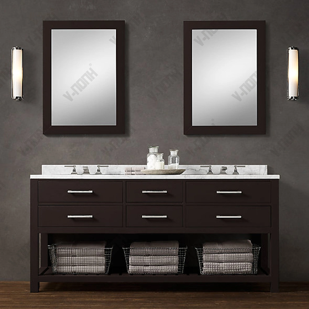 Elegant Modern Small Size White Bathroom Furniture