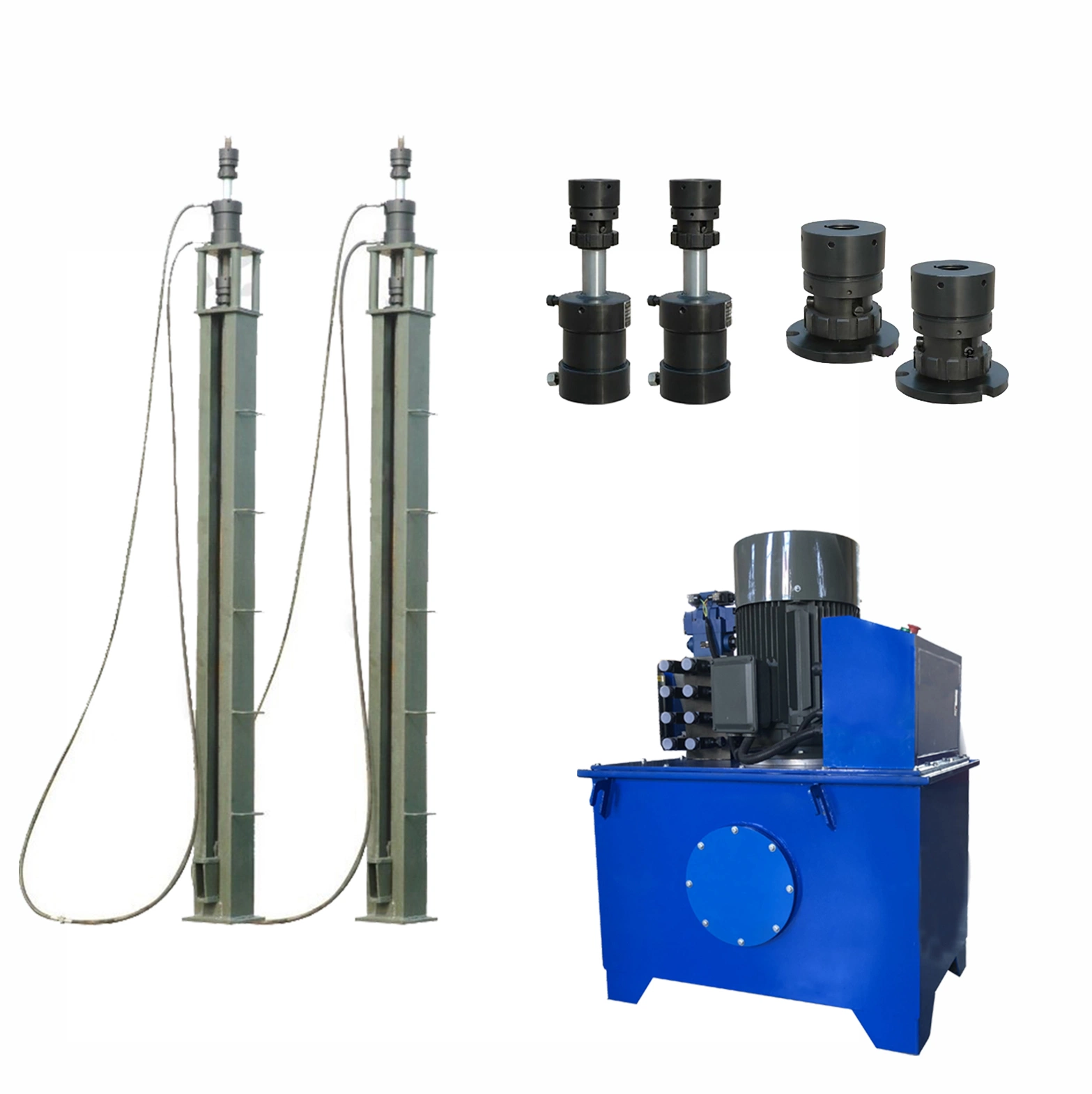 Chuck Type Hydraulic Tank Jacking System to Lifting Tank Wall with Cylinder Pump Station