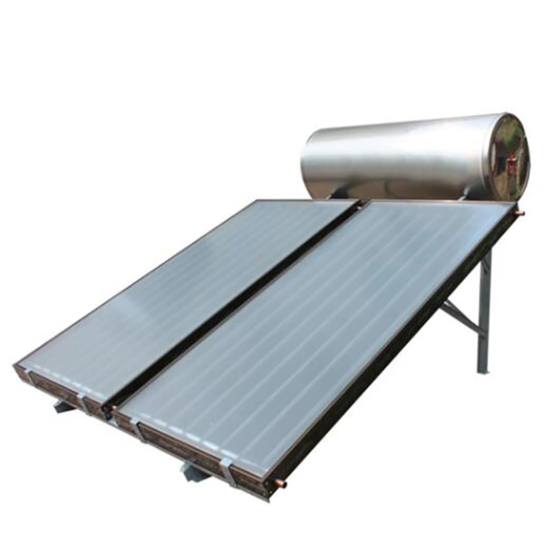 Stainless Steel 200L 300L Split Flat Plate Collector Type Whole Set Pressurized Hot Solar Panel Water Tank Heaters