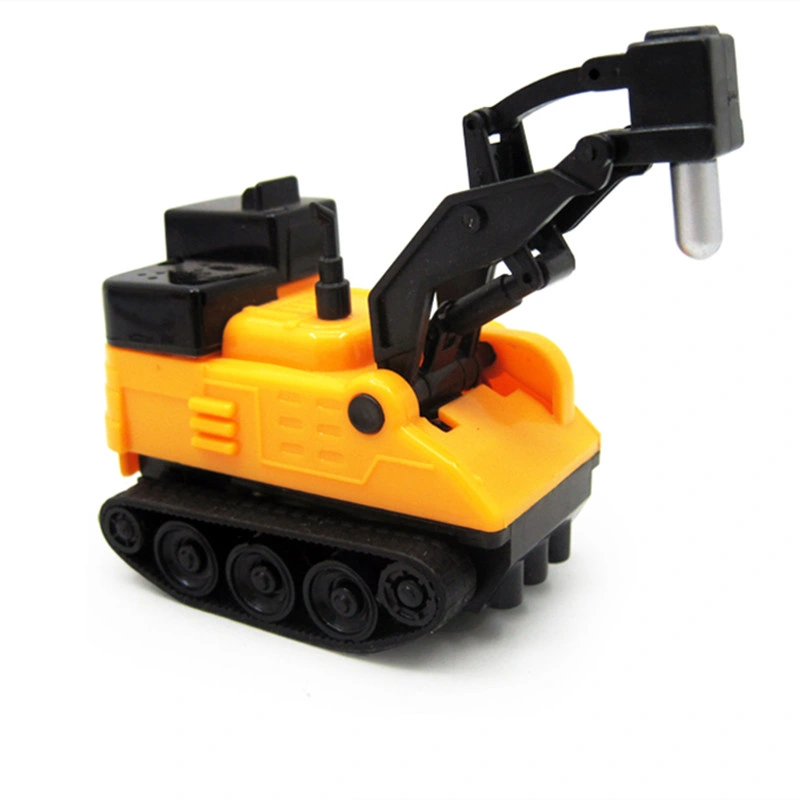 Drawn Track Line Inductive Toy Follow Black Pen Construction Vehicle Animal Kid Toy