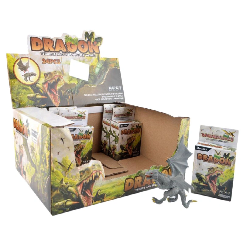 Preço de fábrica Plástico Barato Dinossauro Figura Modelo Dragão Brinquedo para Promoção.