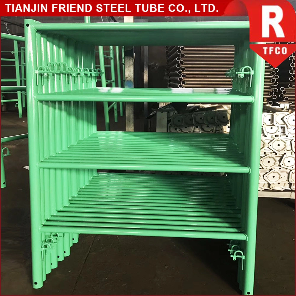 Frames Steel 1219X1700, 1930X1219mm, 1219X914mm Painted Building Material Scaffolding 1219mm Frame Manufacture